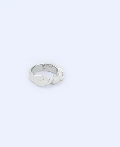 Adolfo Dominguez Bisutería>Anillo Motivo Torsion Plateado