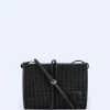 Adolfo Dominguez Bolsos>Bandolera Grande Reciclada Trenzada Negro
