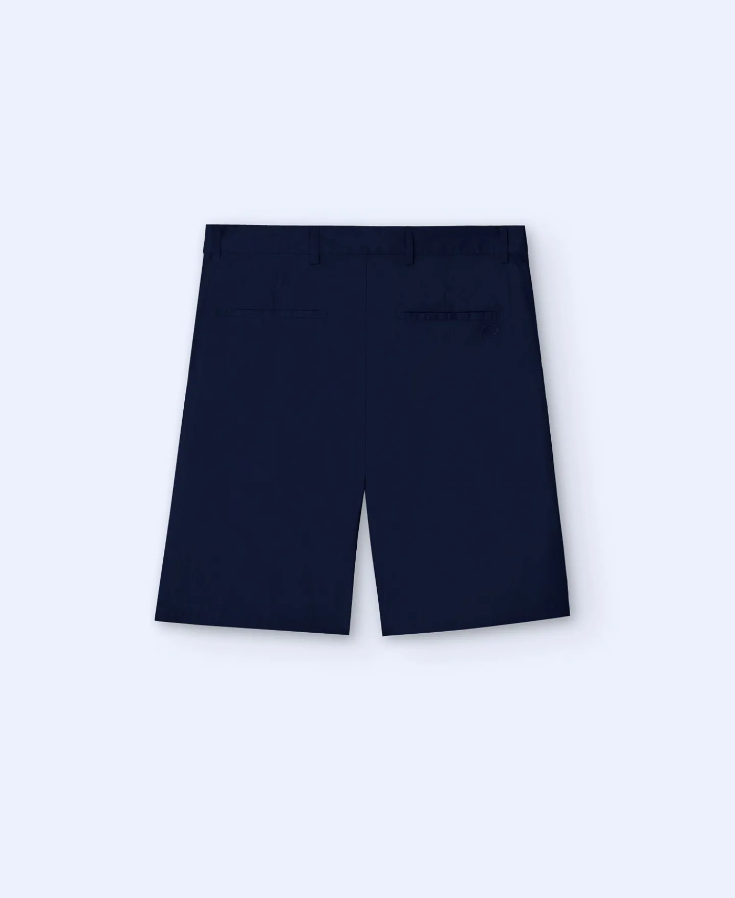 Adolfo Dominguez Pantalones>Bermuda En Popelin De Algodon Azul Marino