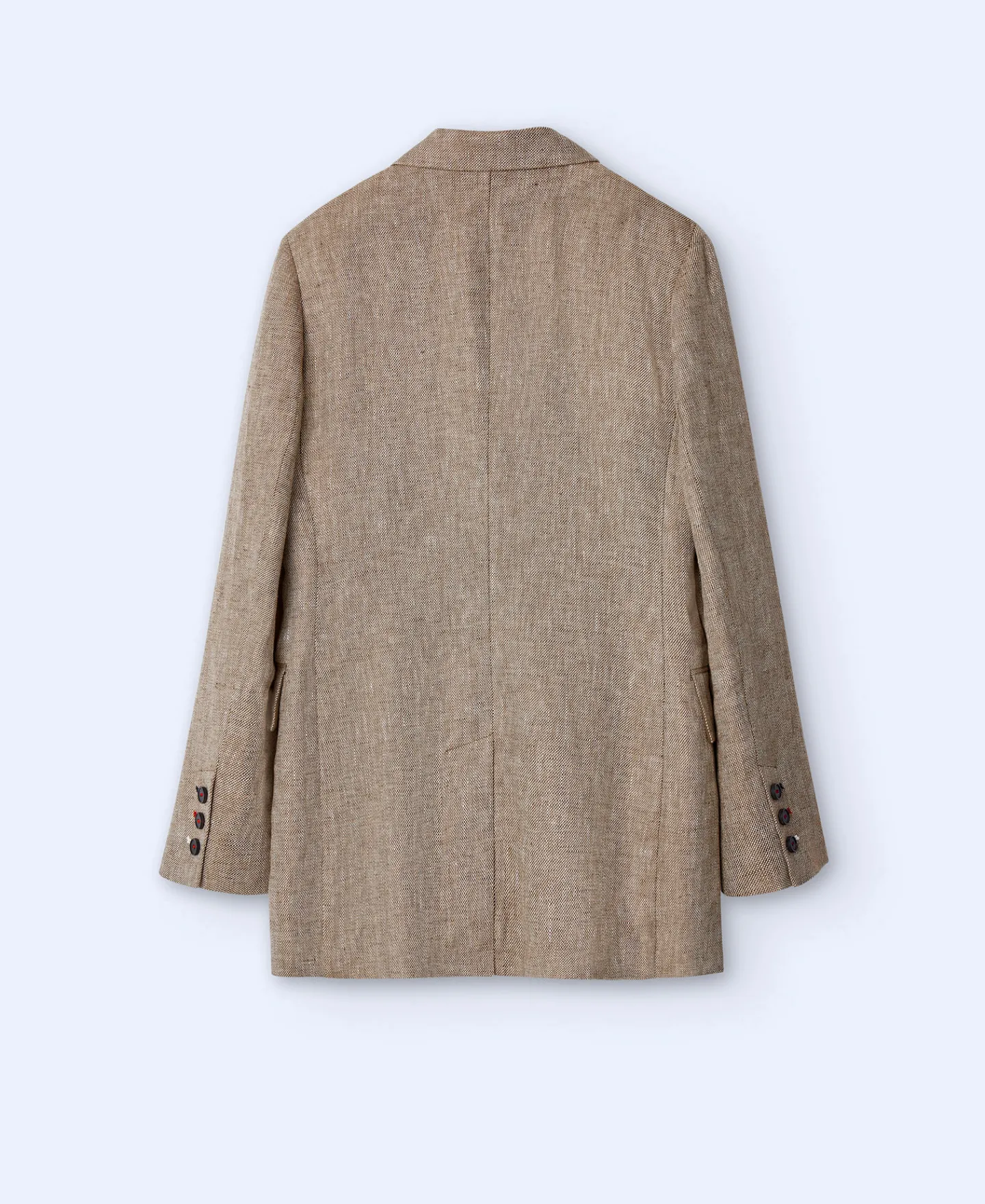 Adolfo Dominguez Blazer>Blazer Estructurado En Lino Europeo Verde