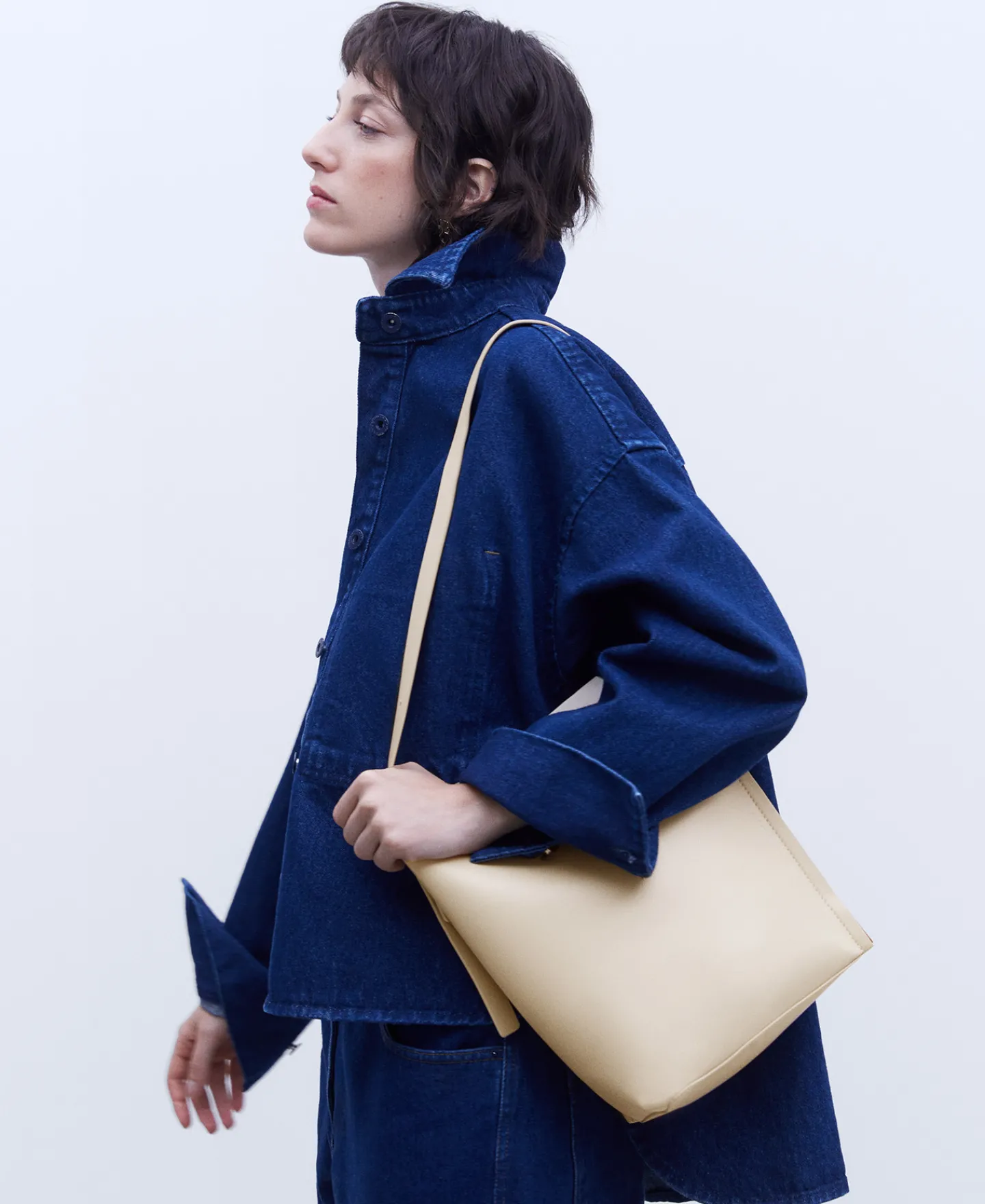 Adolfo Dominguez Bolsos>Bolso Hobo Made In Spain En Piel Crudo
