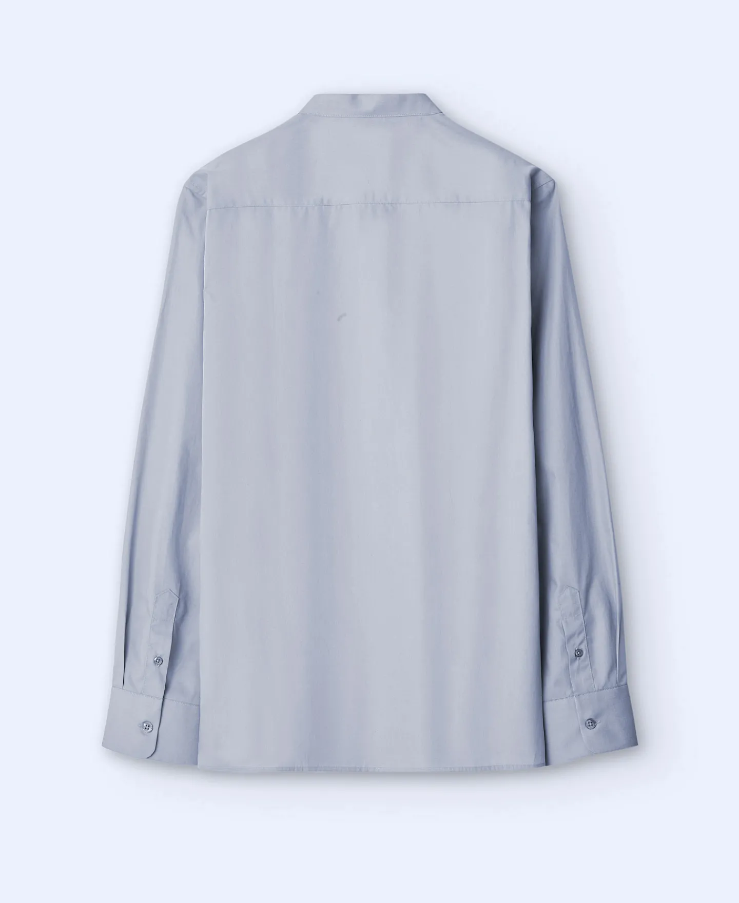 Adolfo Dominguez Camisas>Camisa Cuello Mao En Algodon Organico Gris Claro