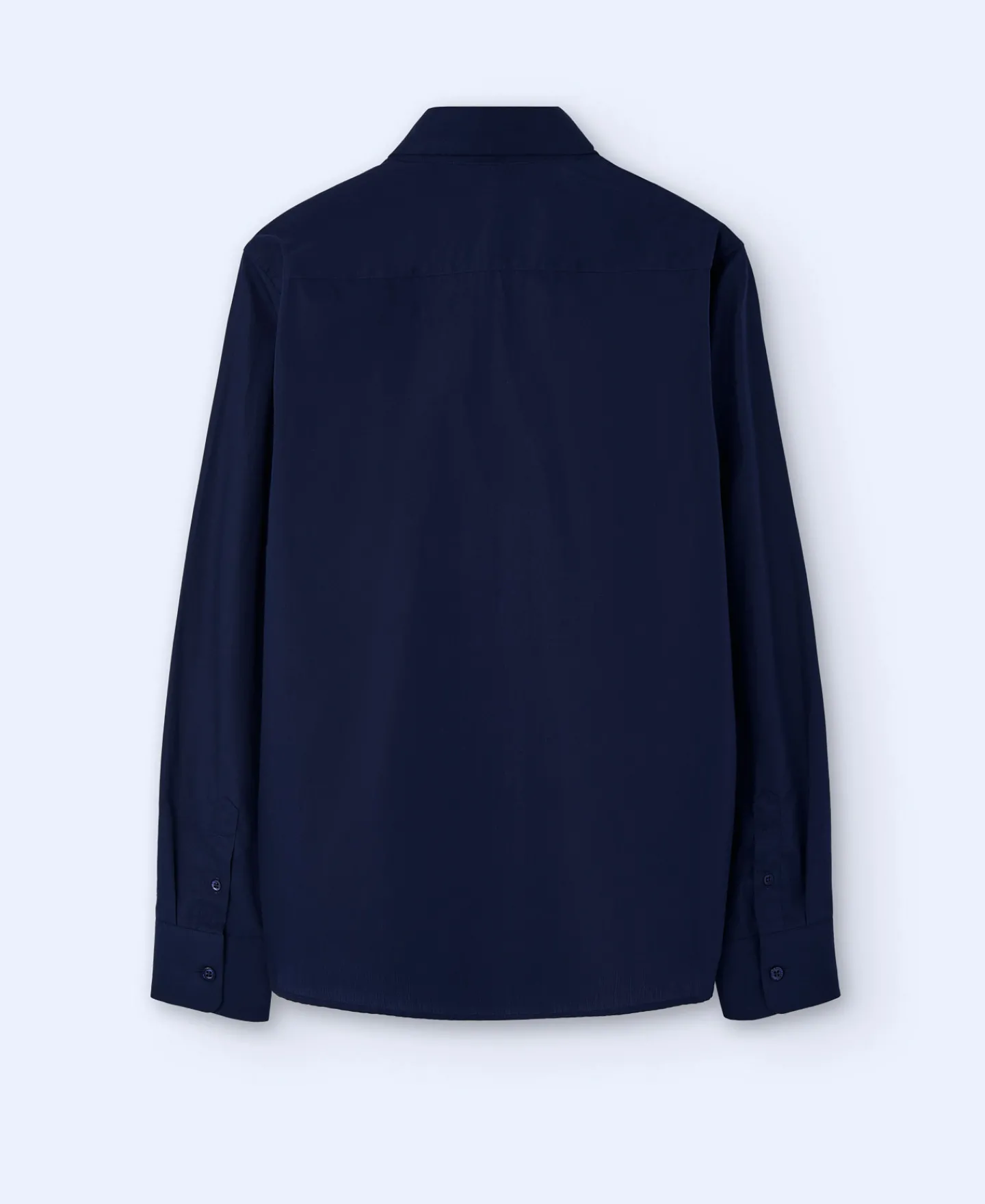 Adolfo Dominguez Camisas>Camisa En Algodon Organico Azul Marino