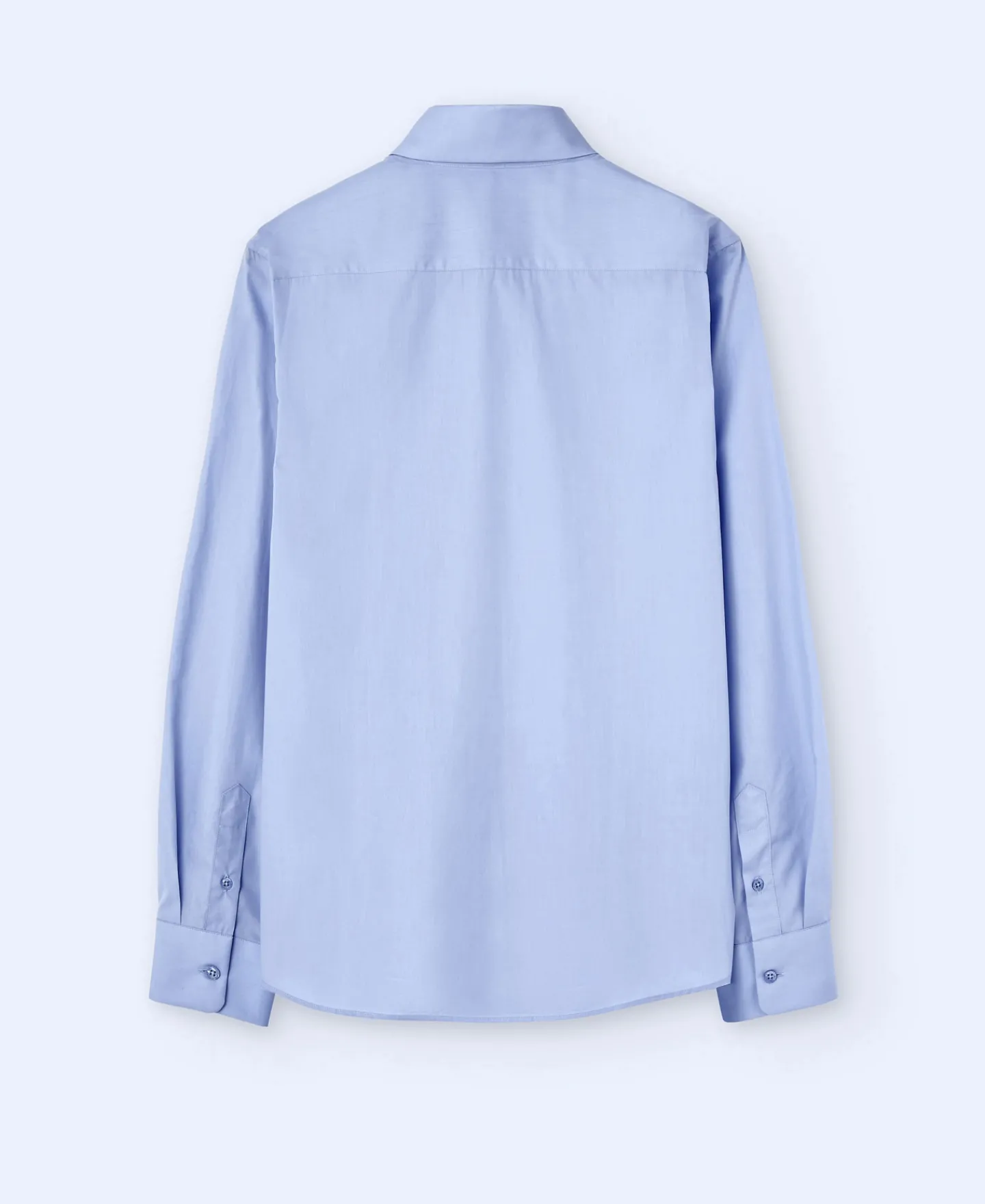 Adolfo Dominguez Camisas>Camisa En Algodon Organico Azul Celeste