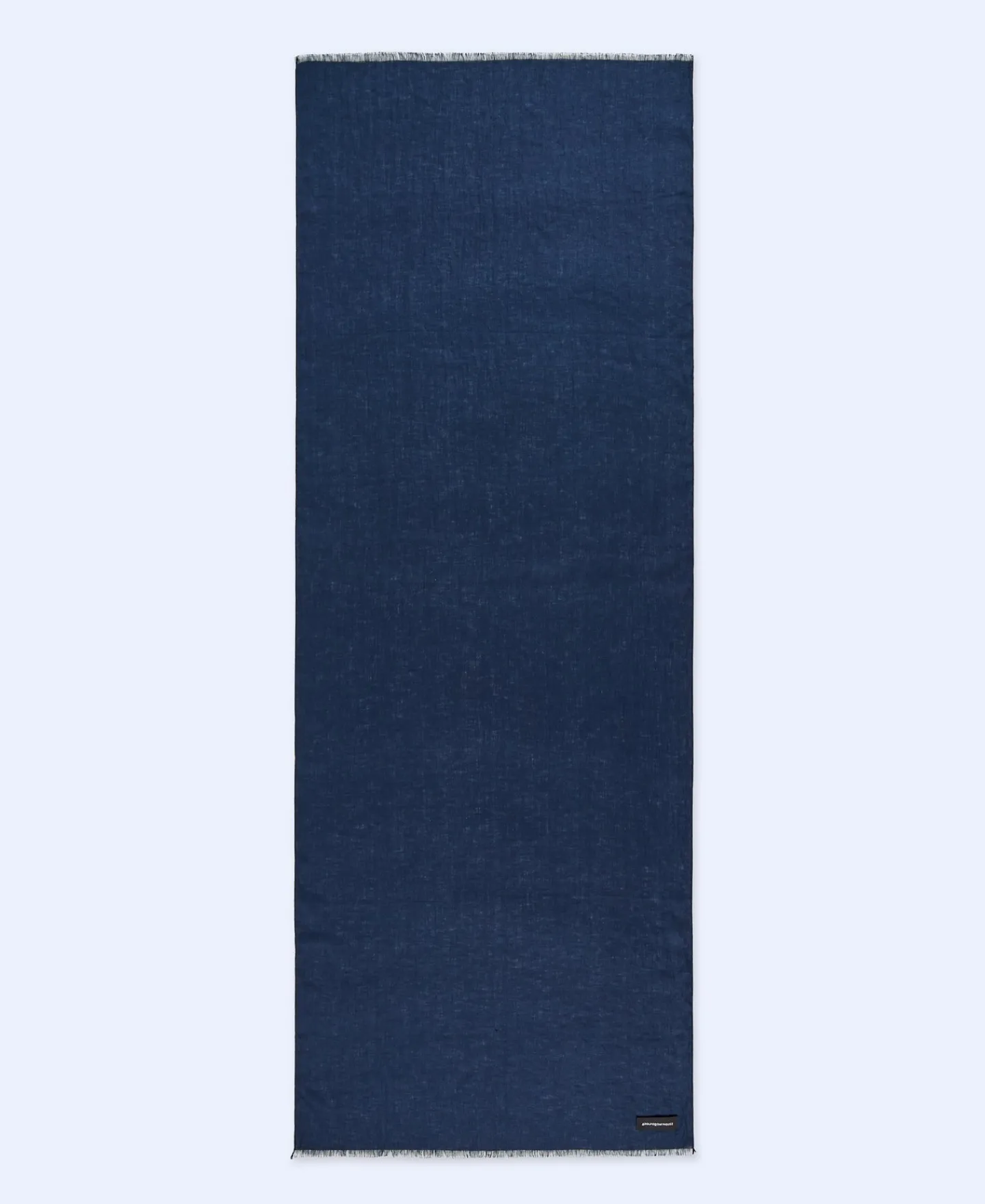 Adolfo Dominguez Foulard>Chal En Lino Azul Marino