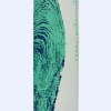 Adolfo Dominguez Foulares>Chal Estampado En Algodon Organico Verde Agua Marina