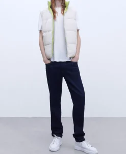 Adolfo Dominguez Abrigos Y Chaquetas>Chaleco Acolchado Reversible En Nailon Hielo