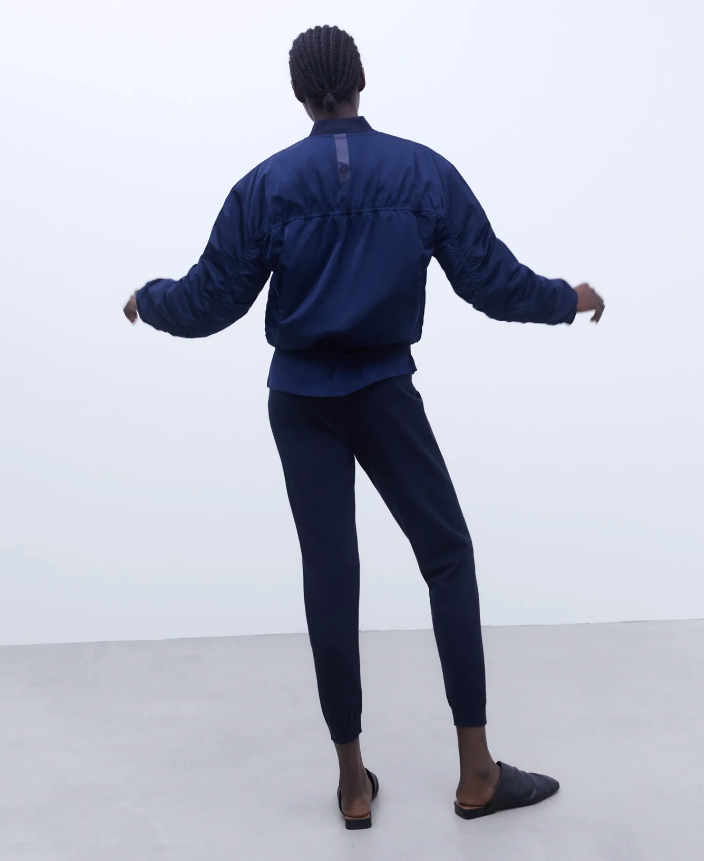 Adolfo Dominguez Abrigos Y Chaquetas>Chaqueta Bomber Acolchada Azul Oscuro