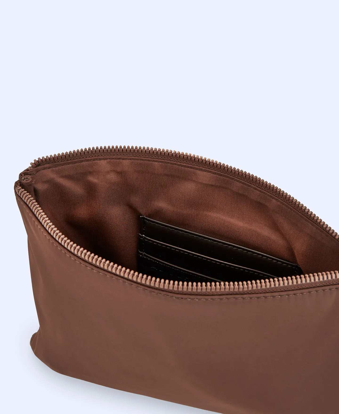 Adolfo Dominguez Marroquinería>Clutch Rectangular En Textura Lisa Marron