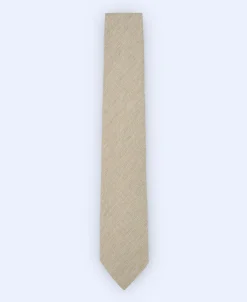 Adolfo Dominguez Corbata>Corbata En Algodon Y Seda Crudo