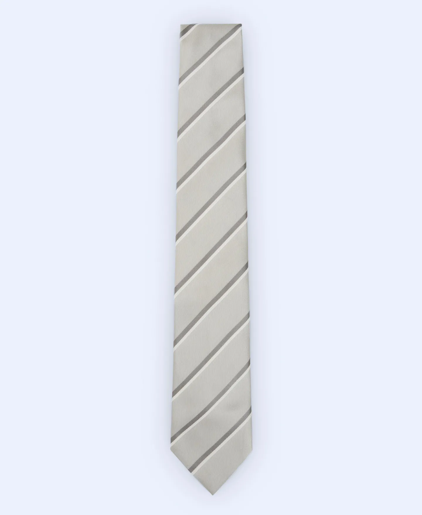 Adolfo Dominguez Corbata>Corbata Rayas En Seda 100% Gris Rayas