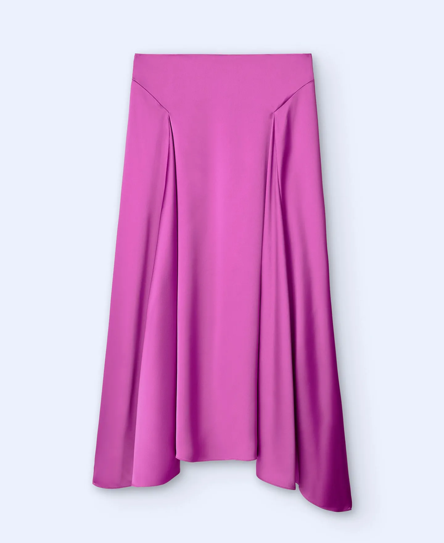 Adolfo Dominguez Faldas>Falda Midi Con Godet Rosa
