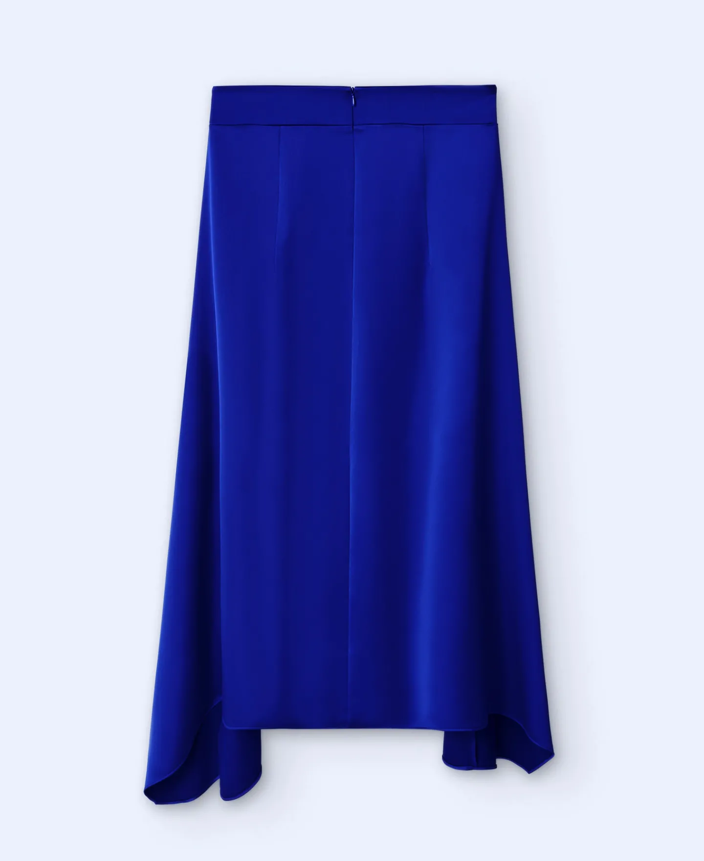 Adolfo Dominguez Faldas>Falda Midi Con Godet Azul