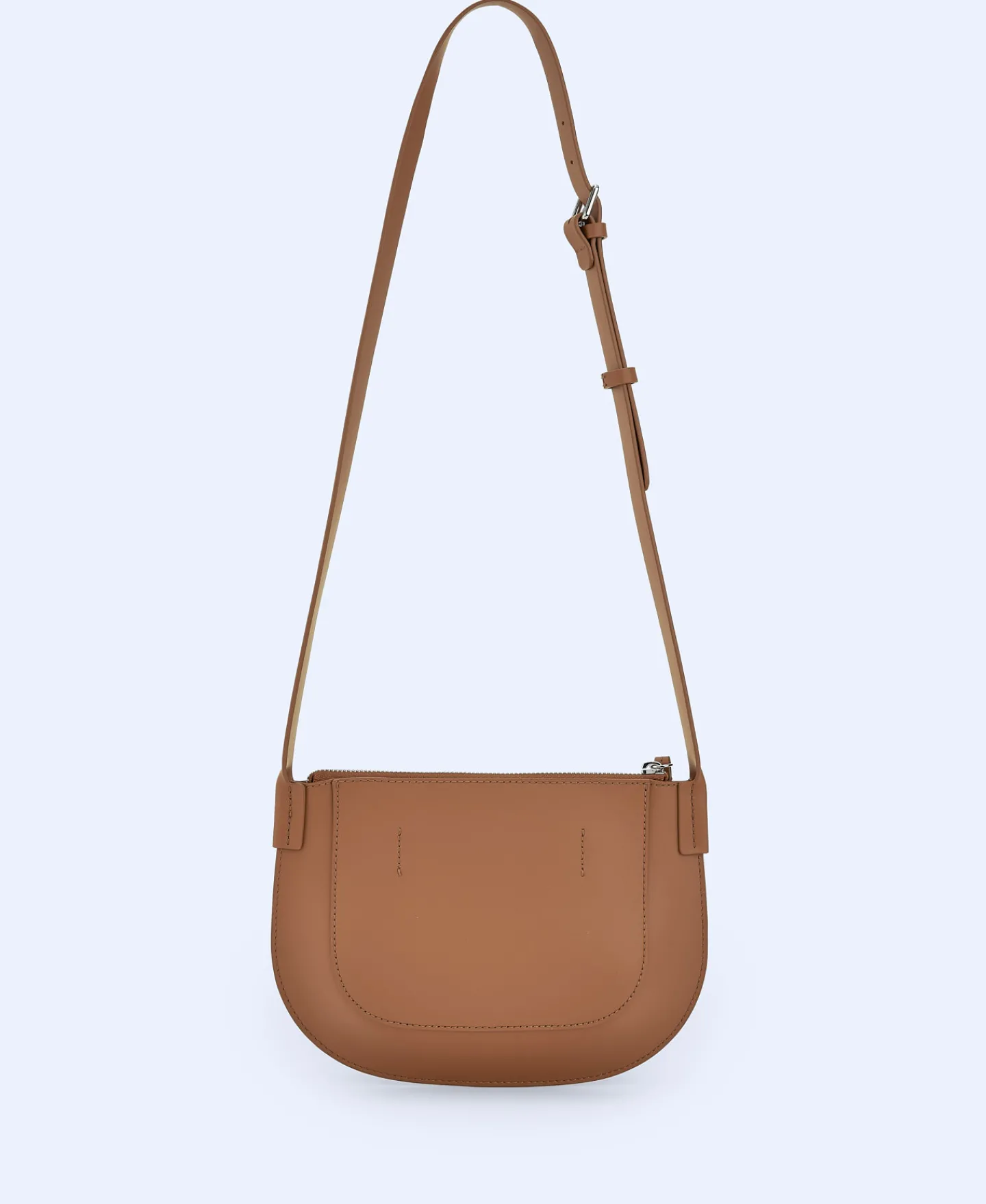 Adolfo Dominguez Bolsos>Mini Bandolera Tricolor En Piel Vaqueta Cuero