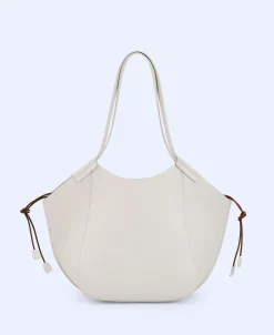 Adolfo Dominguez Bolsos>Mini Shopper En Piel Vaqueta Crudo