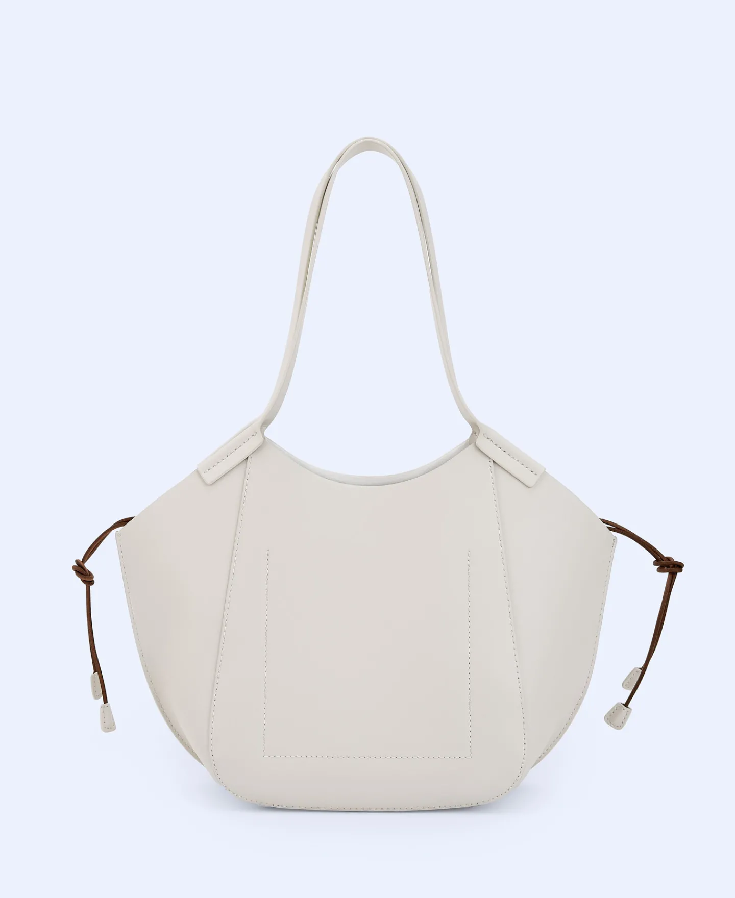 Adolfo Dominguez Bolsos>Mini Shopper En Piel Vaqueta Crudo
