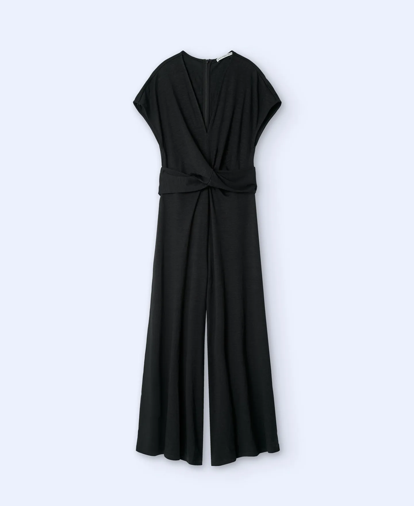 Adolfo Dominguez Vestidos Y Monos>Mono Largo Con Escote Pico Negro