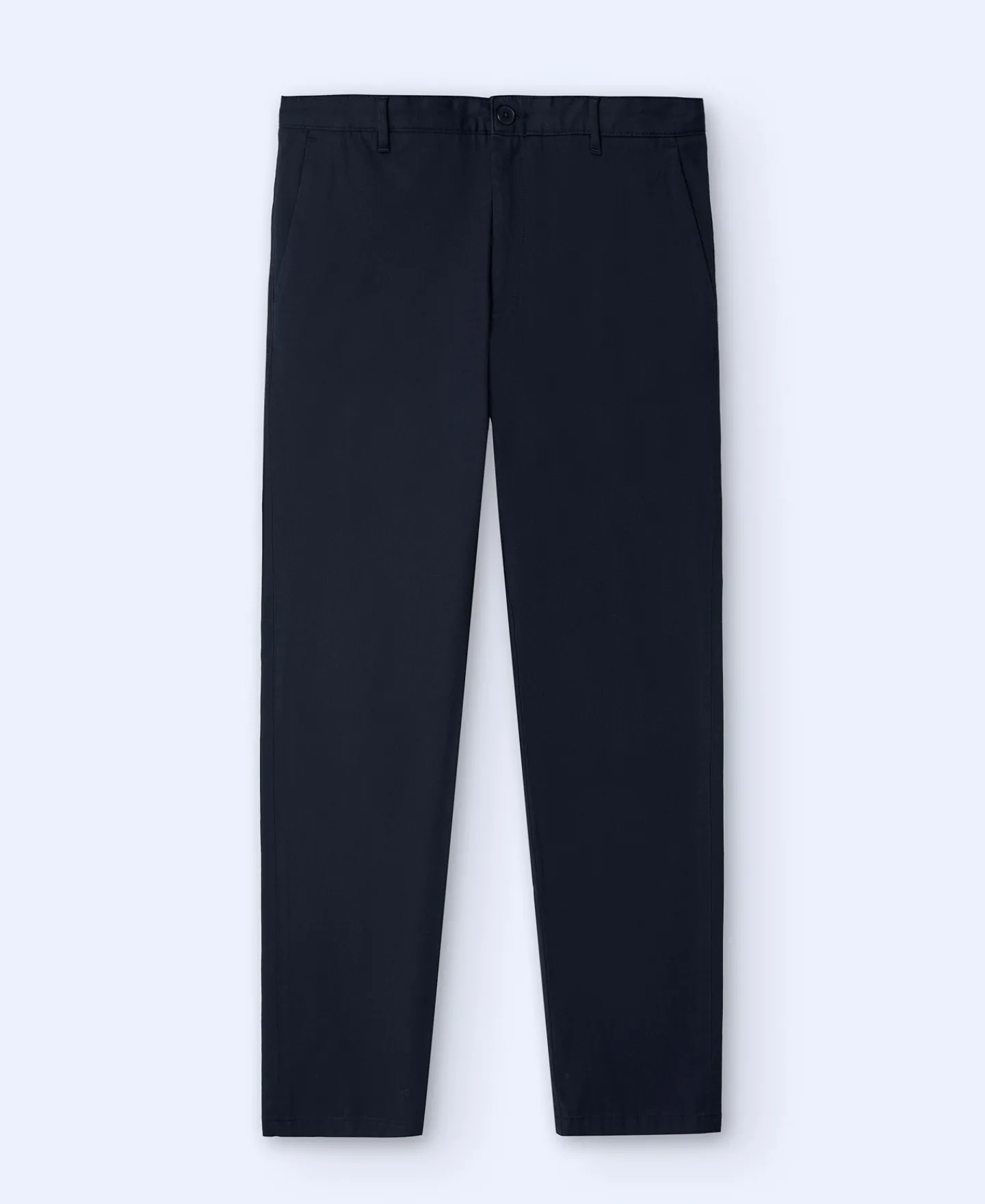 Adolfo Dominguez Pantalones>Pantalon Chino Bolsillo Italiano Azul Marino