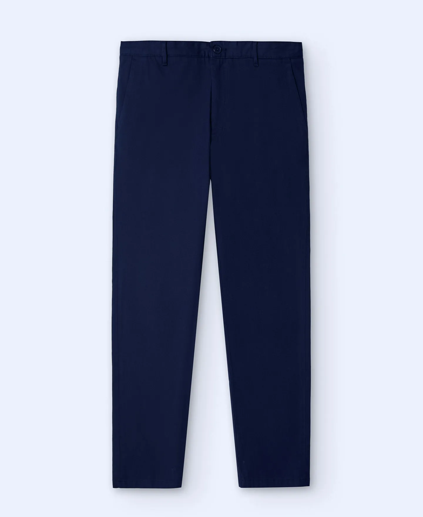 Adolfo Dominguez Pantalones>Pantalon Chino Bolsillo Italiano Azul Marino