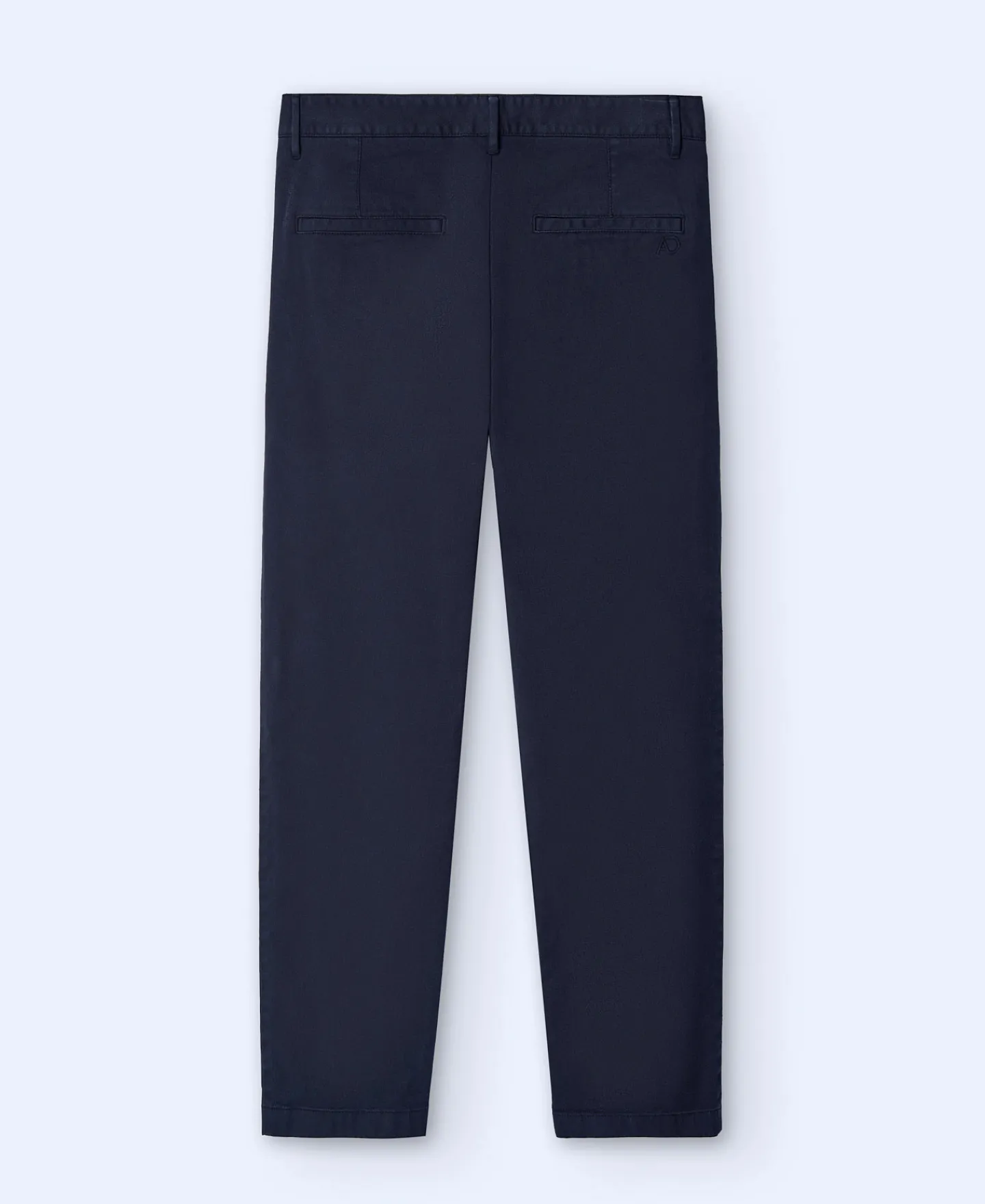 Adolfo Dominguez Pantalones>Pantalon Chino De Pinzas En Algodon Negro