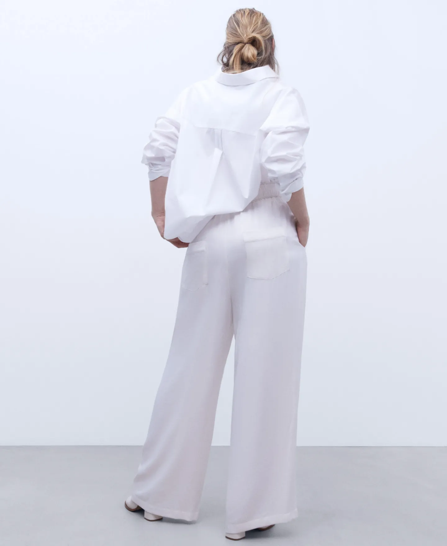 Adolfo Dominguez Pantalones>Pantalon De Corte Recto Crema