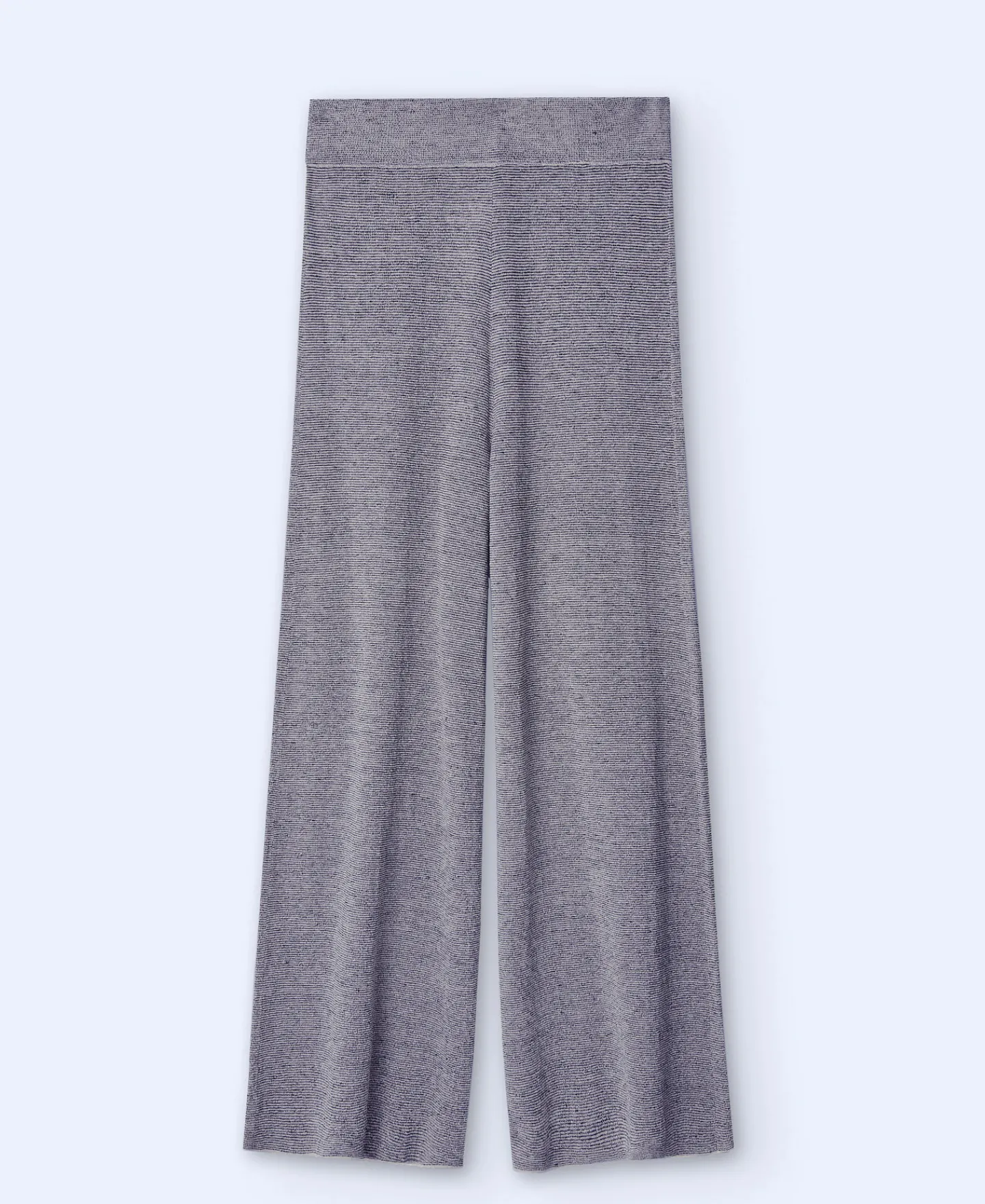 Adolfo Dominguez Pantalones>Pantalon De Punto Pierna Amplia Piedra