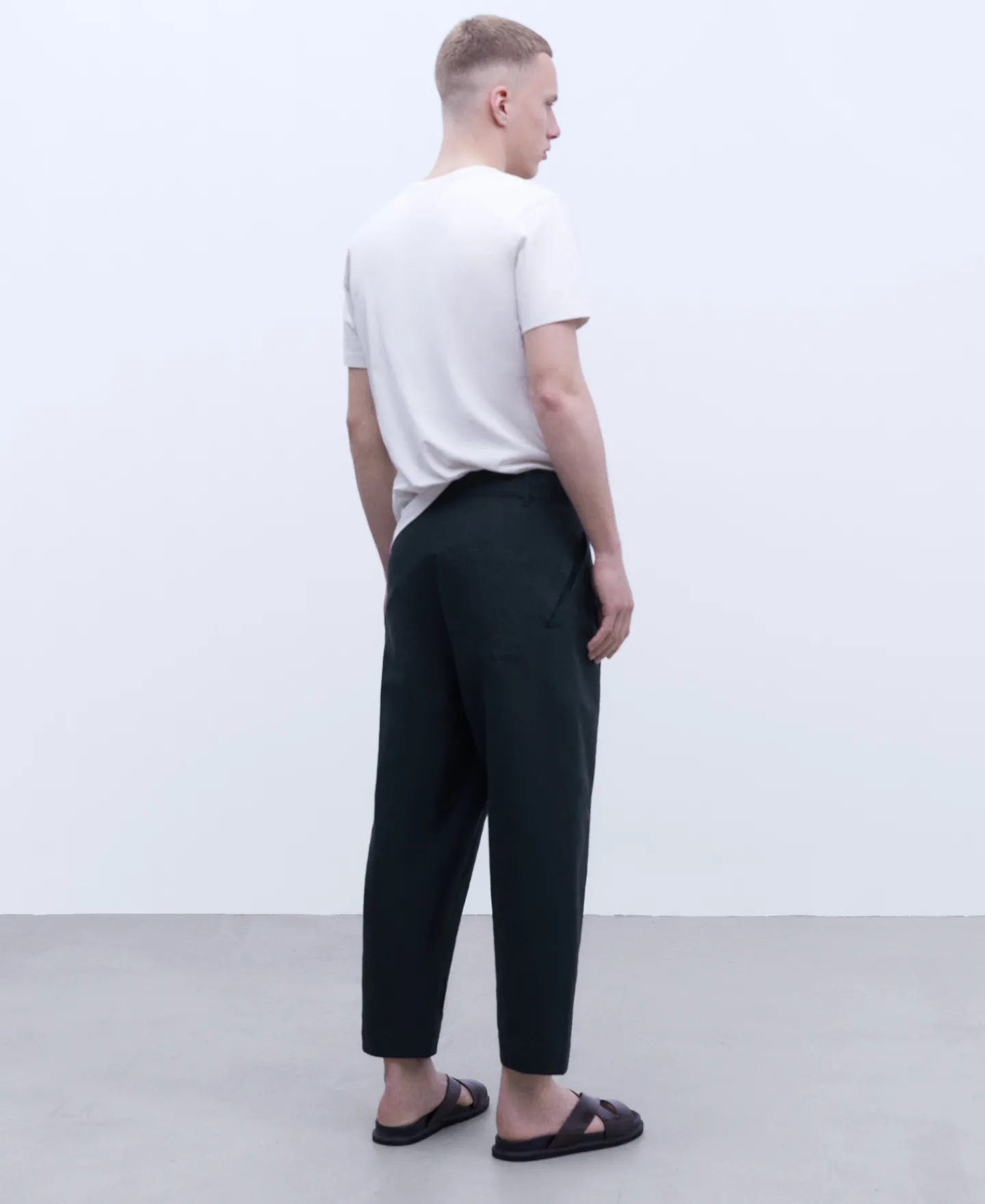 Adolfo Dominguez Pantalones>Pantalon En Lino Europeo Y Algodon Azul Royal