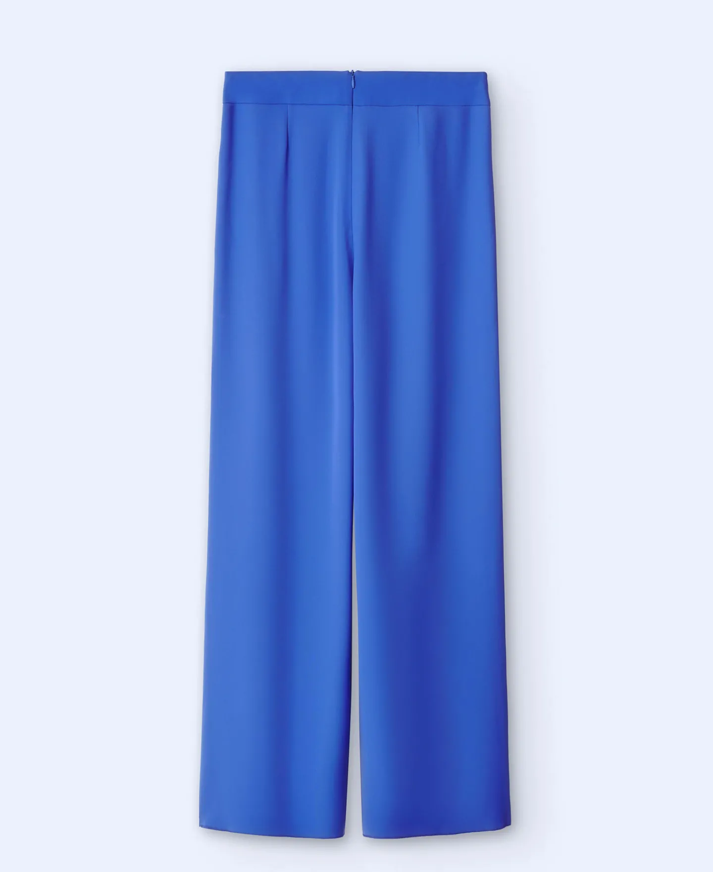 Adolfo Dominguez Pantalones>Pantalon Largo Monocolor Azul