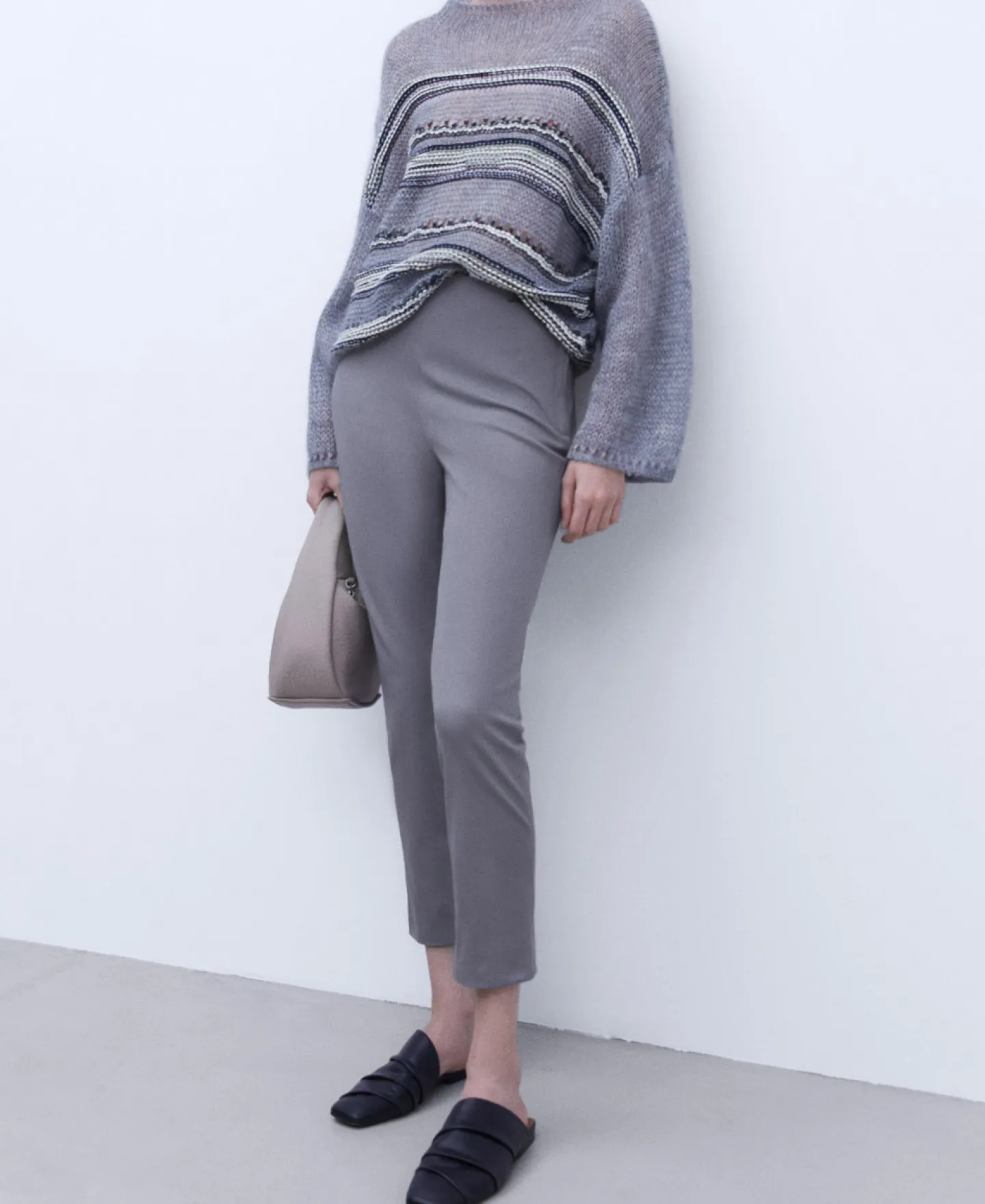 Adolfo Dominguez Pantalones>Pantalon Skinny En Algodon Crudo
