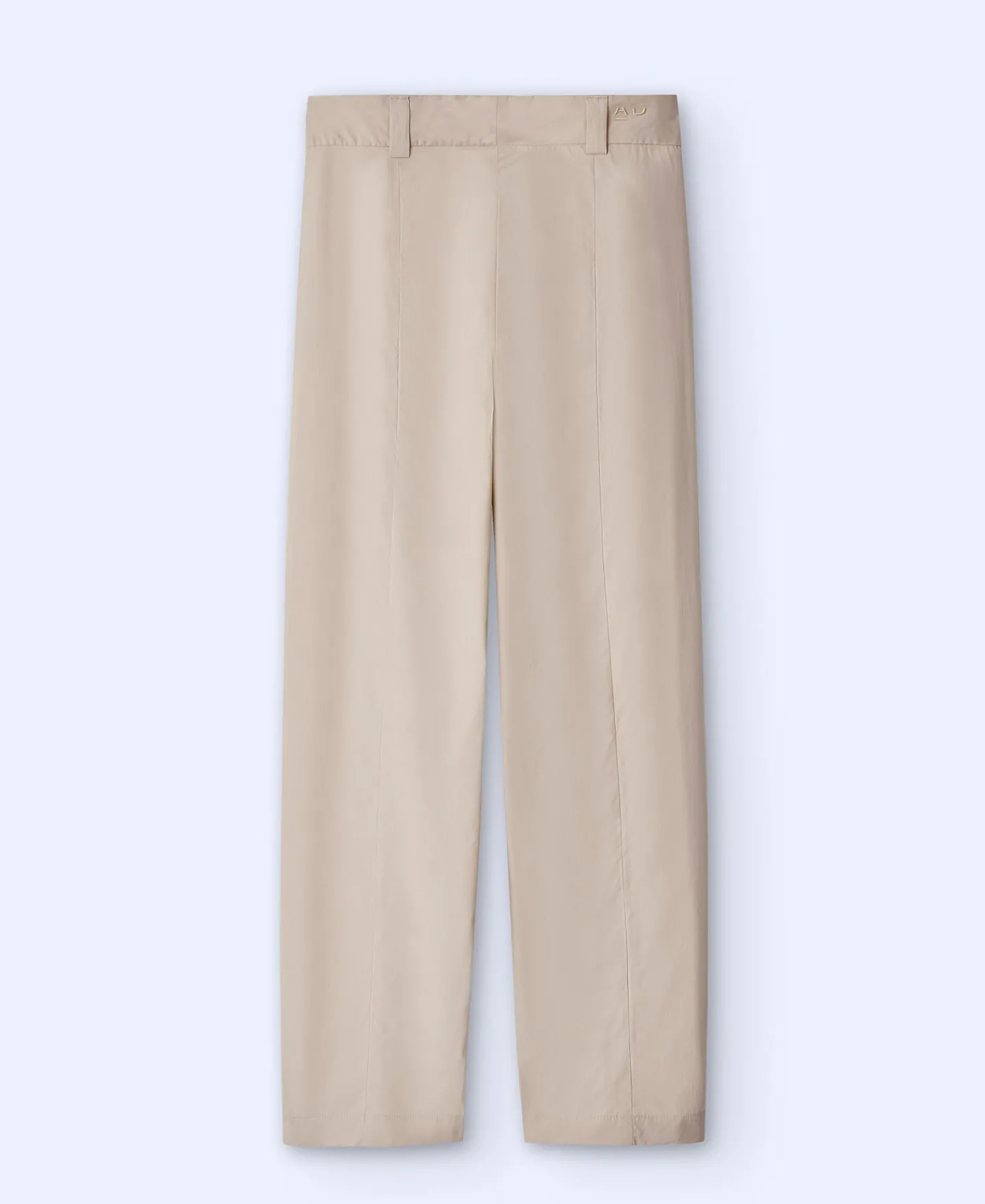 Adolfo Dominguez Pantalones>Pantalon Tiro Alto En Algodon Etico Arena