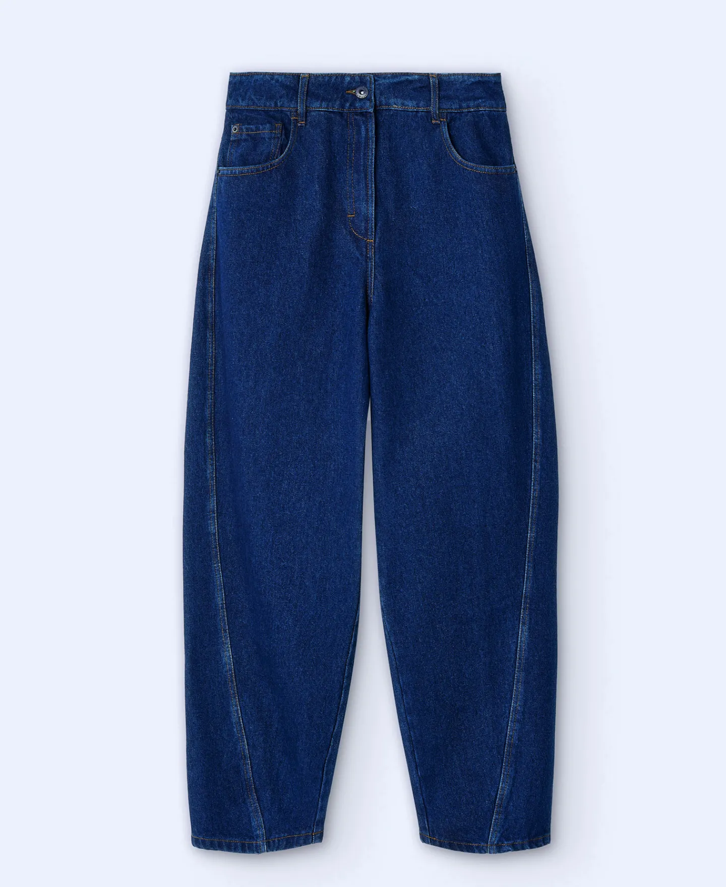 Adolfo Dominguez Pantalones>Pantalon Vaquero En Algodon Azul Denim