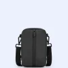Adolfo Dominguez Bolsos>Portamovil Cremallera Frontal Gris Oscuro