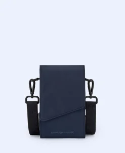 Adolfo Dominguez Funda Movil>Portamovil Reciclado Mosquetones Azul Prusia