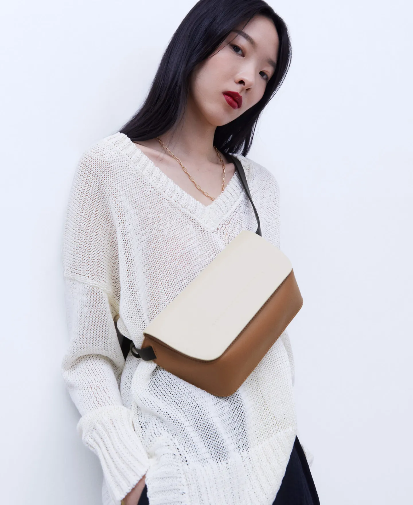 Adolfo Dominguez Bolsos>Rinonera Tricolor En Piel Vaqueta Multicolor