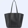 Adolfo Dominguez Bolsos>Shopper Reciclado En Textura Grano Negro
