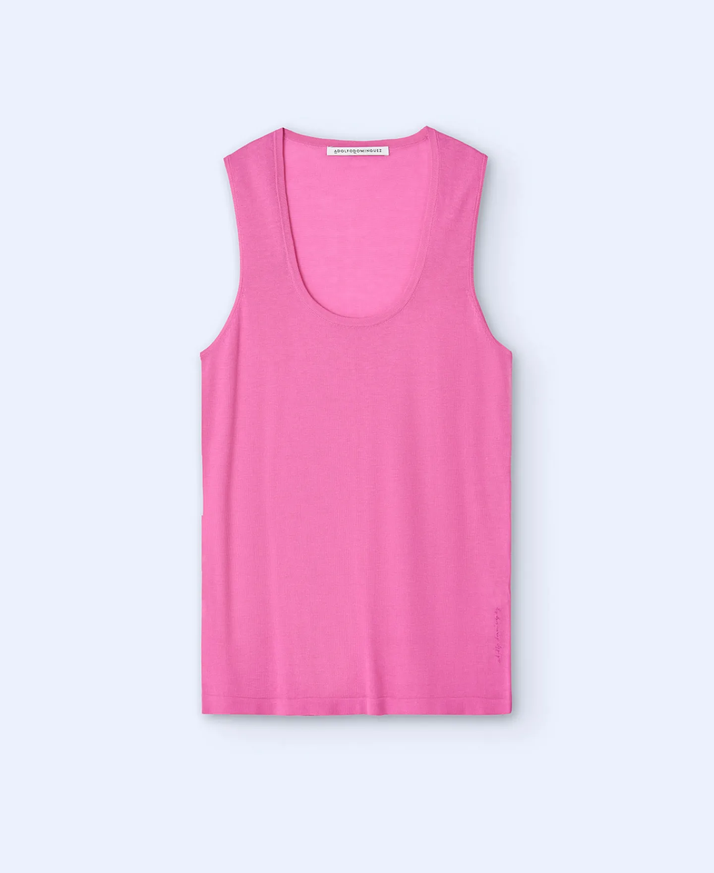 Adolfo Dominguez Camisetas>Top En Lyocell, Algodon Y Seda Rosa