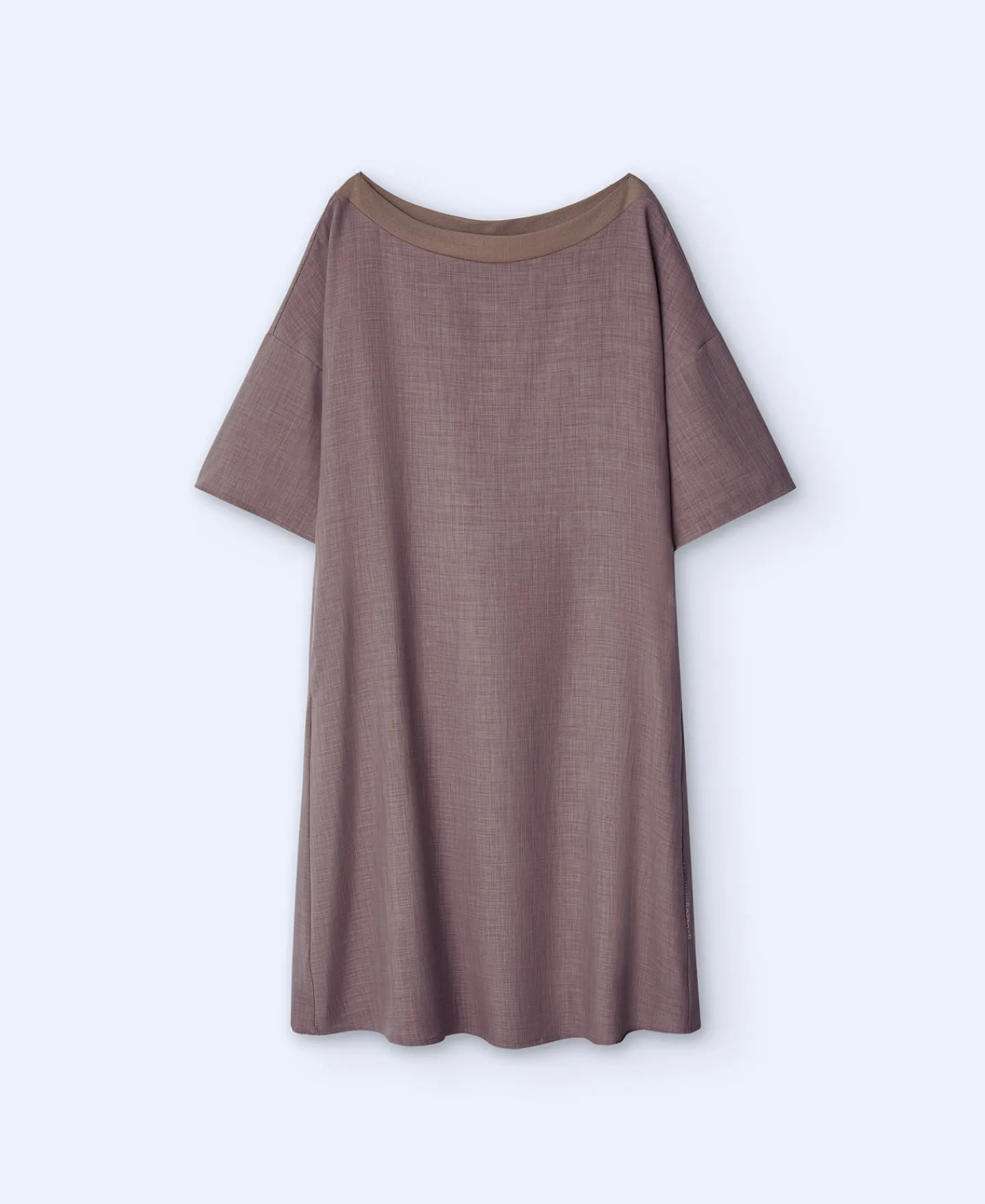 Adolfo Dominguez Vestidos Y Monos>Vestido Corto Evase Camel/Marron