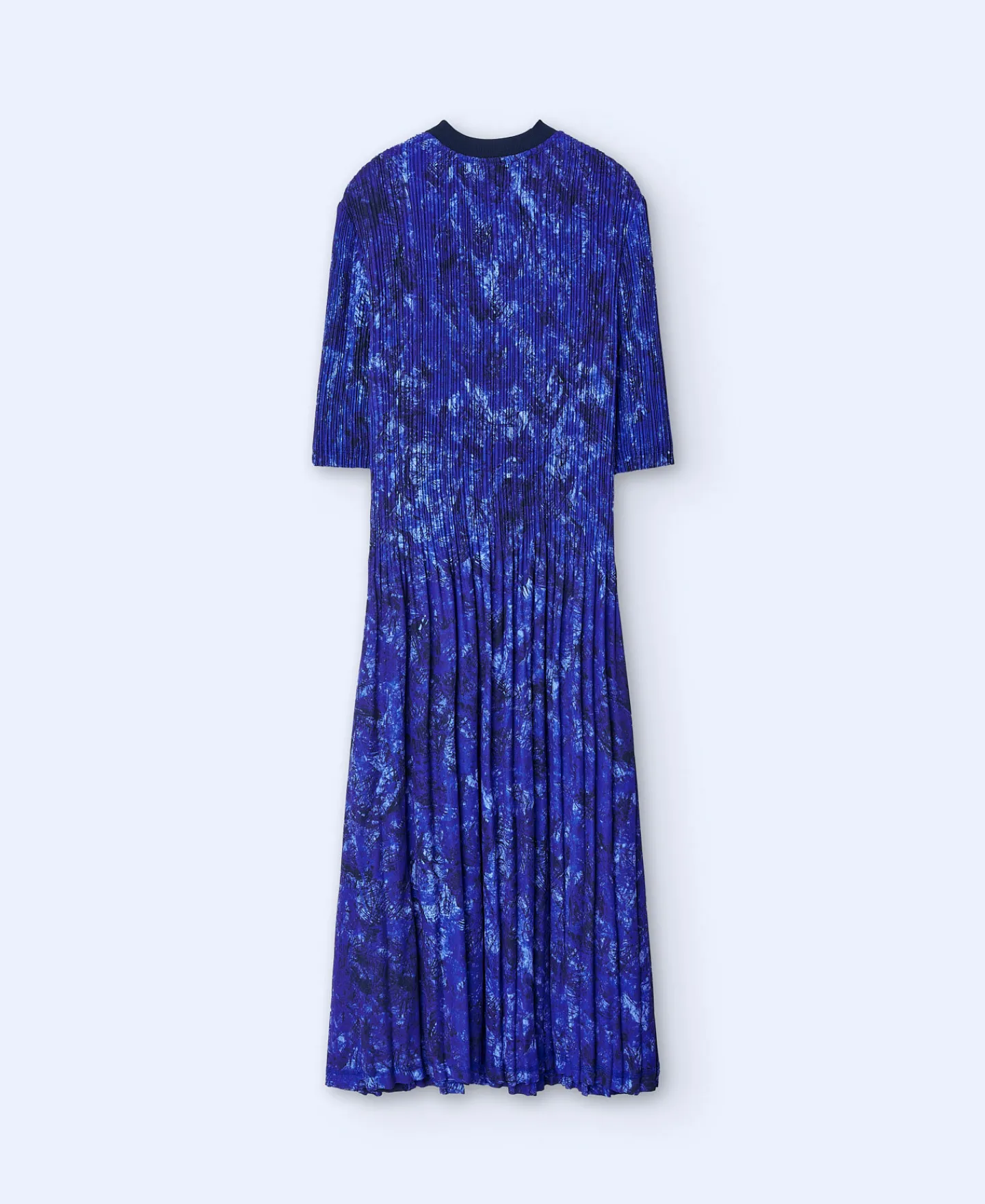 Adolfo Dominguez Vestidos Y Monos>Vestido De Crinkle Estampado Azul Estampado