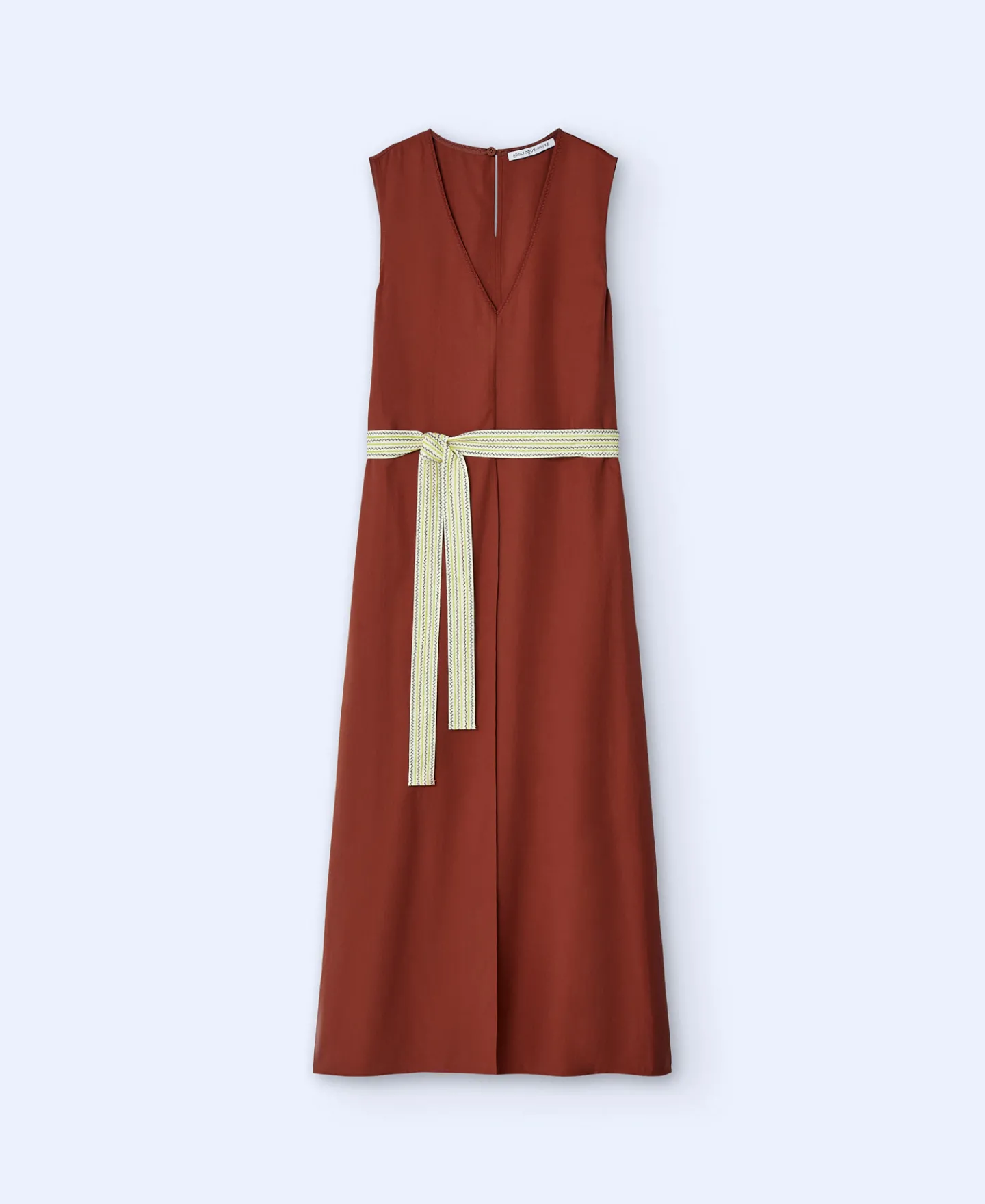 Adolfo Dominguez Vestidos Y Monos>Vestido En Lyocell De Lenzing™ Naranja