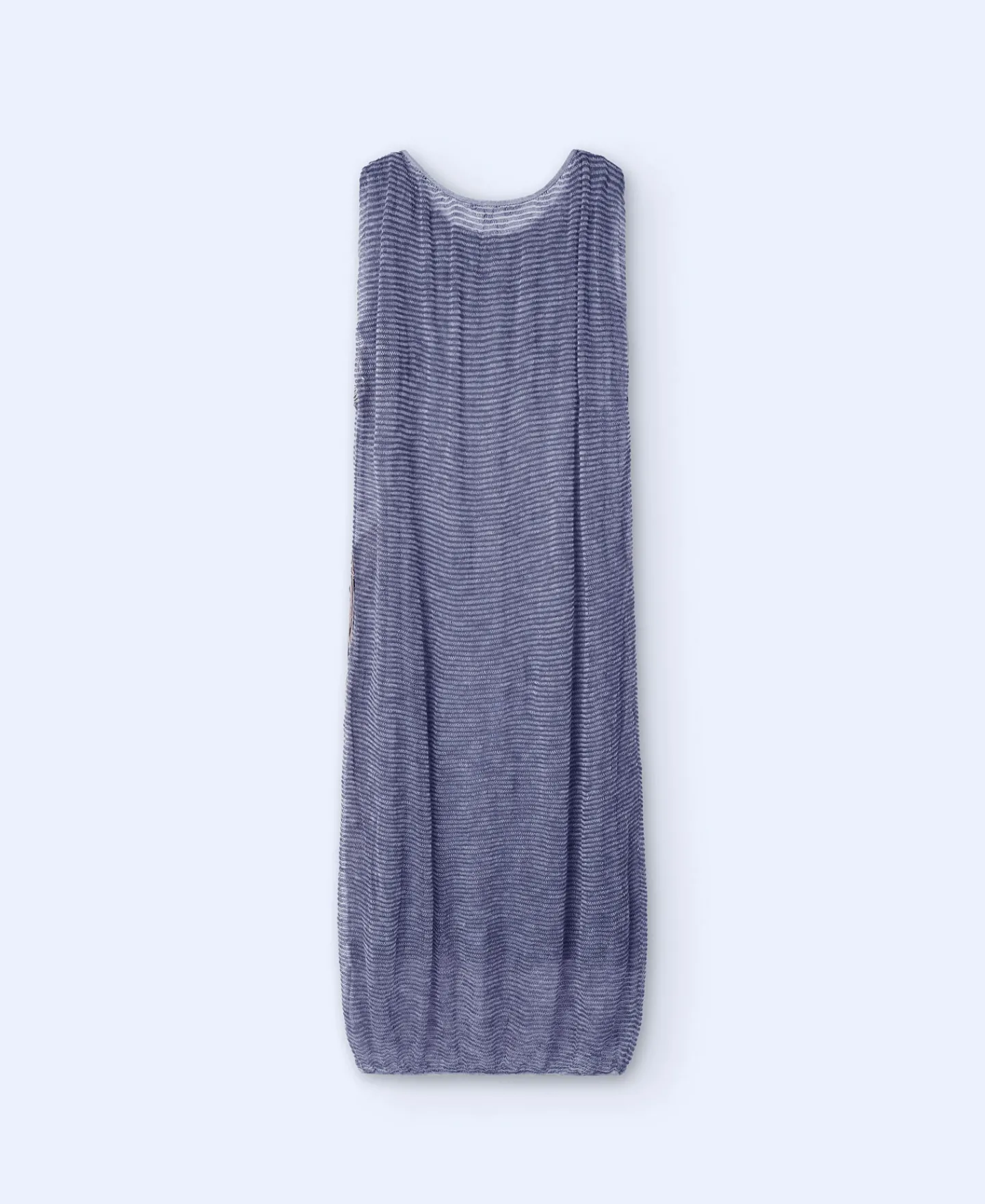 Adolfo Dominguez Vestidos Y Monos>Vestido Largo Con Aplicacion Jacquard Gris Melange