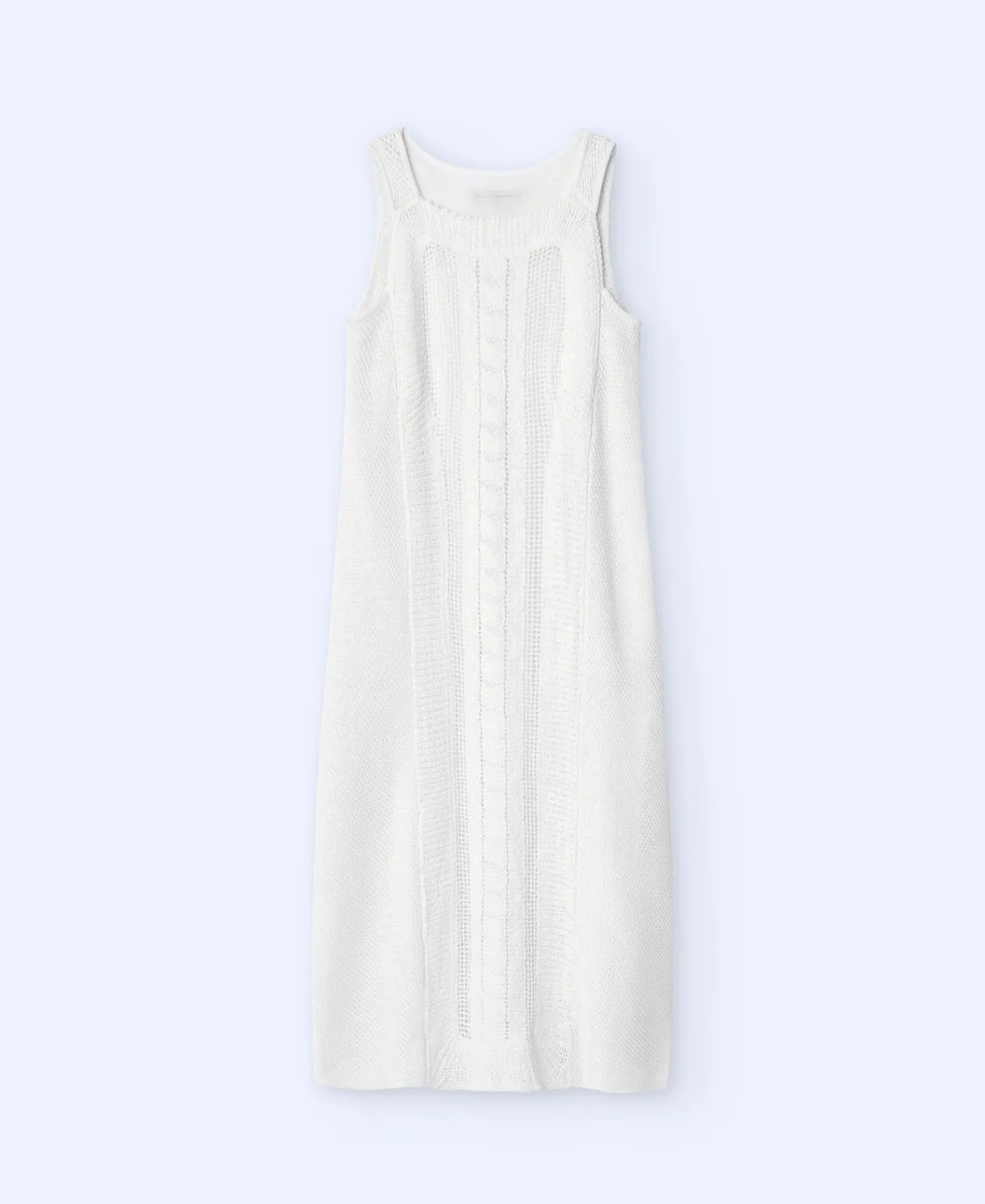 Adolfo Dominguez Vestidos Y Monos>Vestido Sin Mangas Punto Calado Crema
