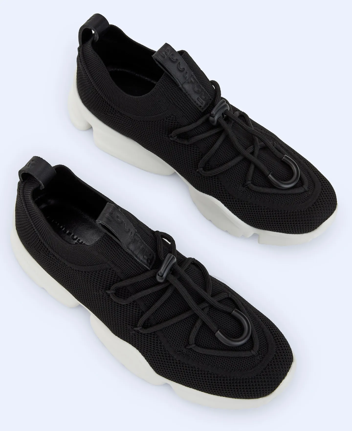 Adolfo Dominguez Zapatos>Zapatilla Deportiva Con Cordones En Ocho Negro